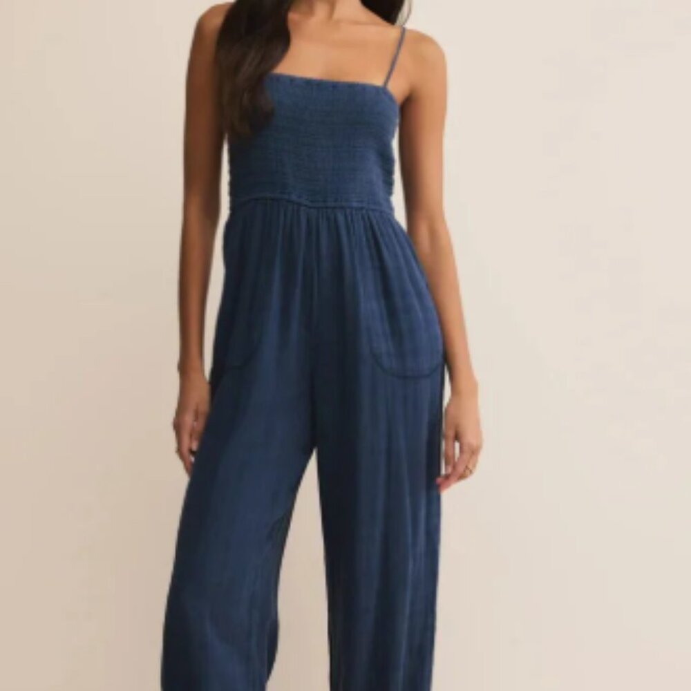 ZSUPPLY Santos Gauze Jumpsuit - Indigo